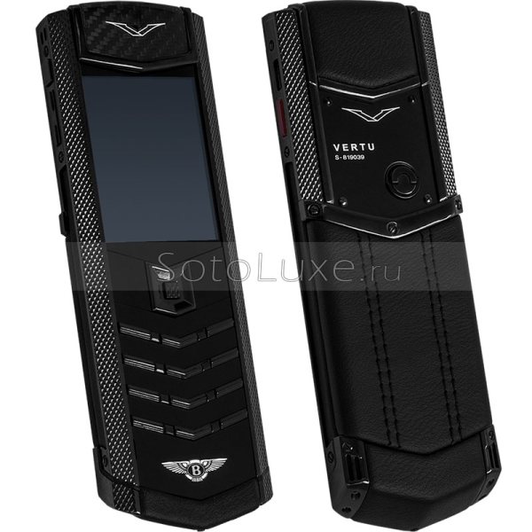 Телефон Vertu Signature S Design Pure Black Bentley фото