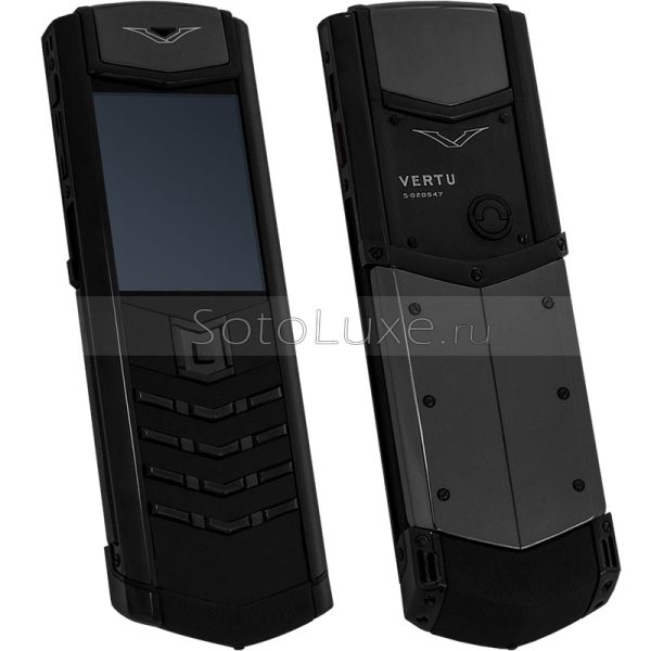 Телефон Vertu Signature S Design Pure Black Ultimate Black Ceramic фото
